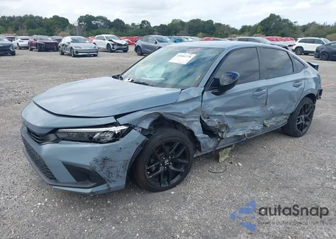 2022 Honda Civic Sport z USA, uszkodzony, nr VIN 2HGFE2F58NH565515